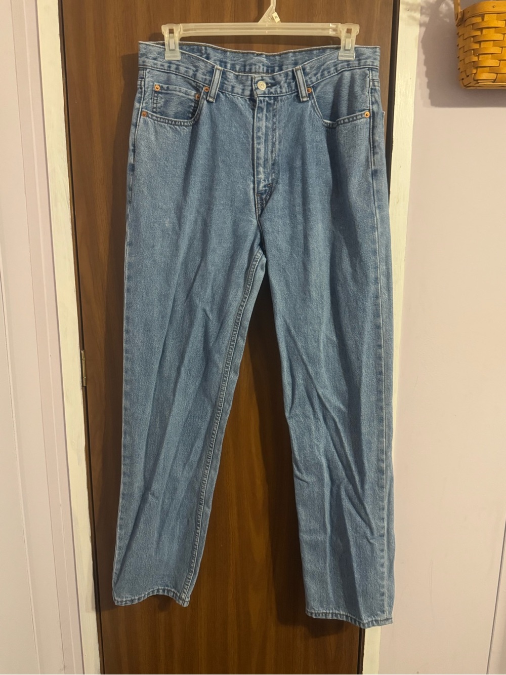 Levi's Light Blue Straight Leg Jeans